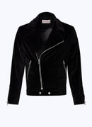 Fursac - Blouson En Velours Palatine - Noir