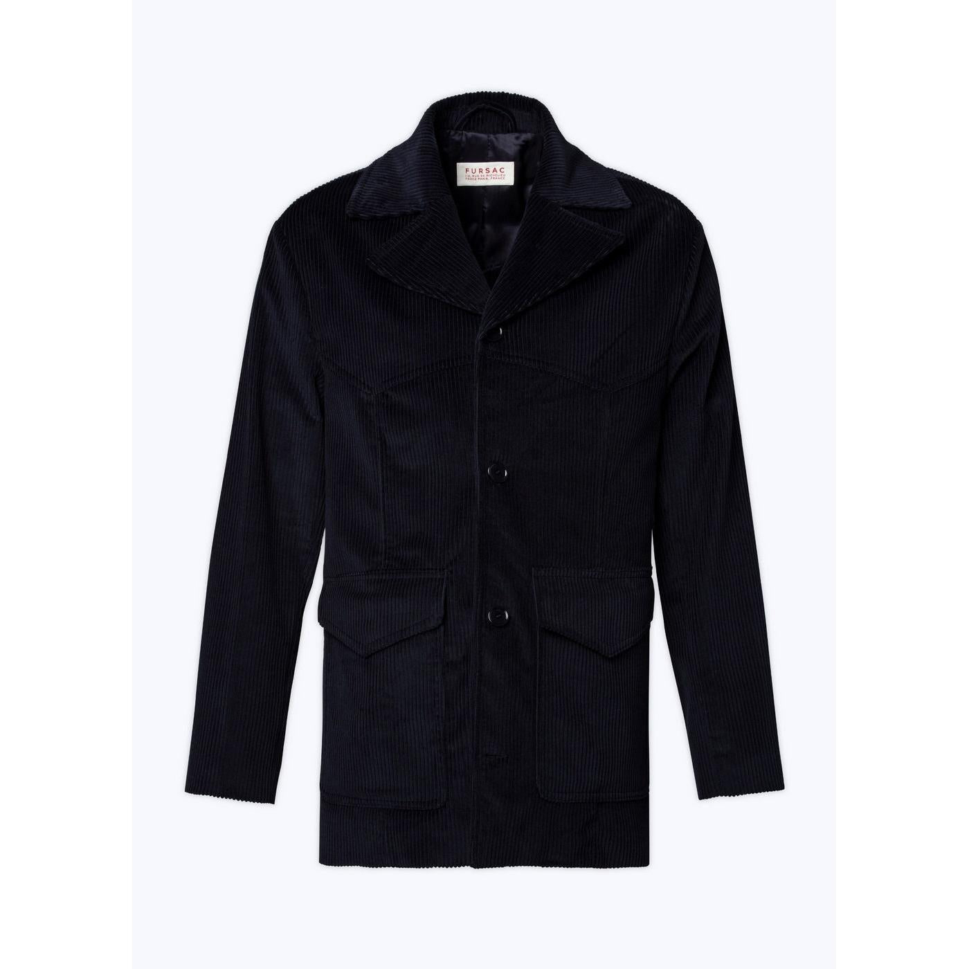 Chaqueta de pana - Azul marino