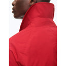 Cotton Shirt Collar Coat - Red