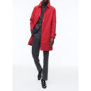 Cotton Shirt Collar Coat - Red