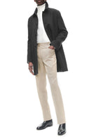 Manteau Col Officier - Anthracite