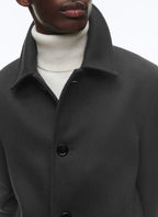 Manteau Col Officier - Anthracite