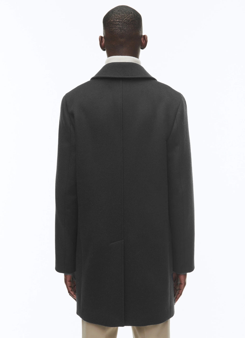 Manteau Col Officier - Anthracite