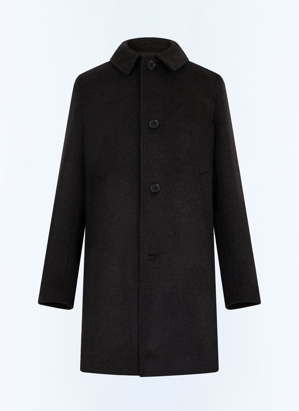 Manteau Col Officier - Anthracite