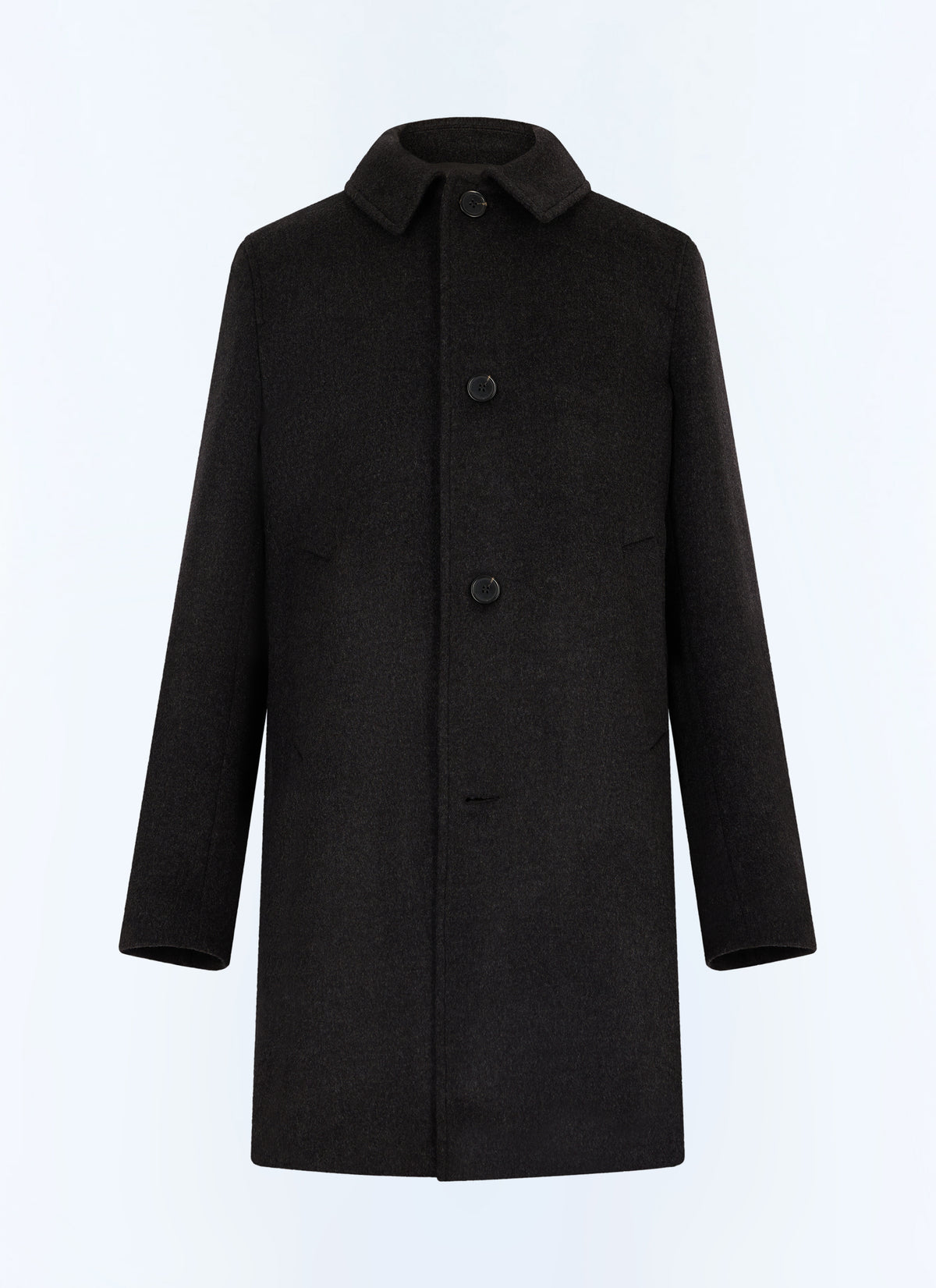 Manteau Col Officier - Anthracite
