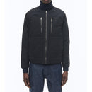 Blouson Matelassé En Tissu Ottoman Technique - Gris Chiné Moyen