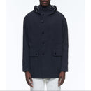 Parka Nautique En Toile Technique - Bleu Marine