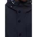 Parka Nautique En Toile Technique - Bleu Marine