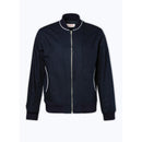 Blouson En Toile De Coton Effet Lin - Bleu