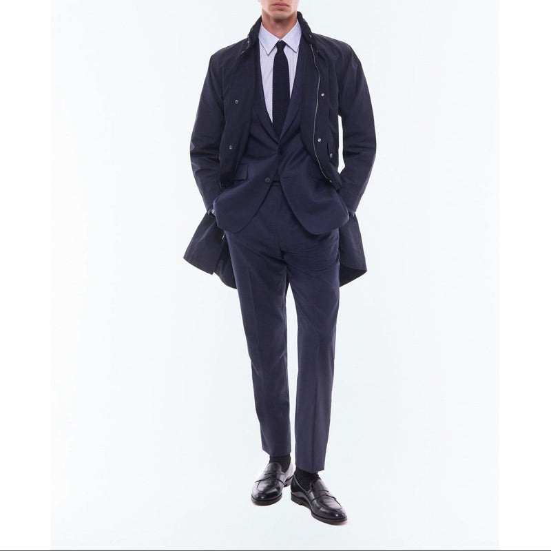 Unlined Navy Fishtail Parka - Navy