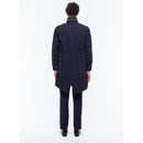Unlined Navy Fishtail Parka - Navy