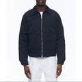 Gesteppter Blouson aus Funktionsgewebe - Blau