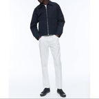 Gesteppter Blouson aus Funktionsgewebe - Blau