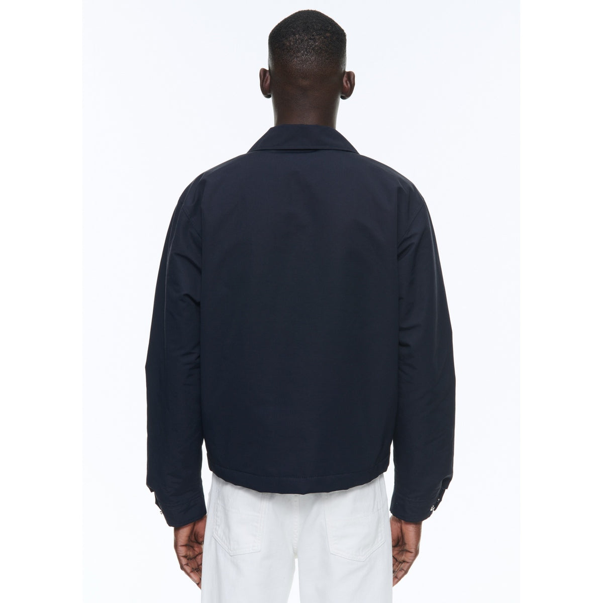 Gesteppter Blouson aus Funktionsgewebe - Blau