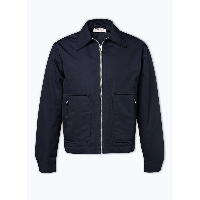 Blouson Matelassé En Tissu Technique - Bleu