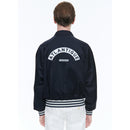 Blouson Rayé "Atlantique" En Toile - Bleu Marine - Empiècements Rayés