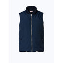 Chaqueta de plumas lisa sin mangas - Azul marino