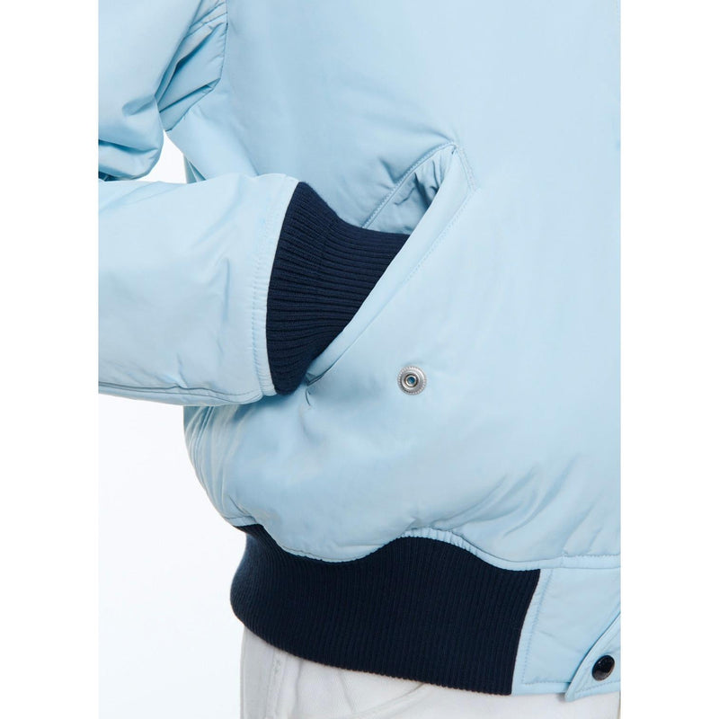 Bomber En Serge Technique - Bleu Clair