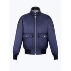 Water-Repellent Fabric Jacket - Navy Blue