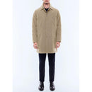 Water-Repellent Fabric Coat - Beige