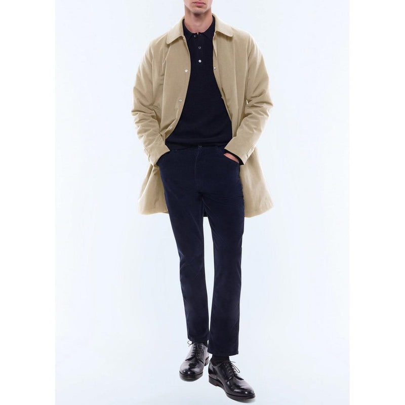 Water-Repellent Fabric Coat - Beige