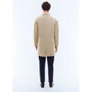 Water-Repellent Fabric Coat - Beige