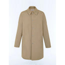 Water-Repellent Fabric Coat - Beige