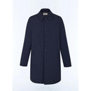 Water-Repellent Fabric Coat - Blue