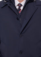 Parka À Parementure - Marine