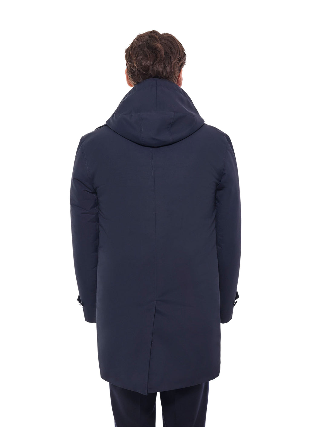 Parka À Parementure - Marine