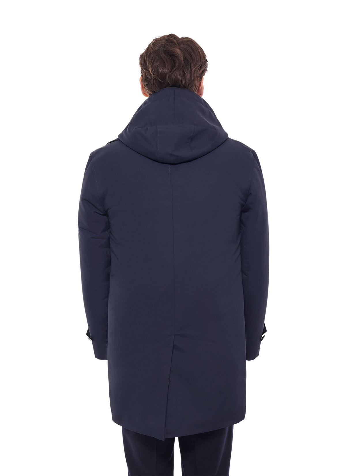 Parka À Parementure - Marine