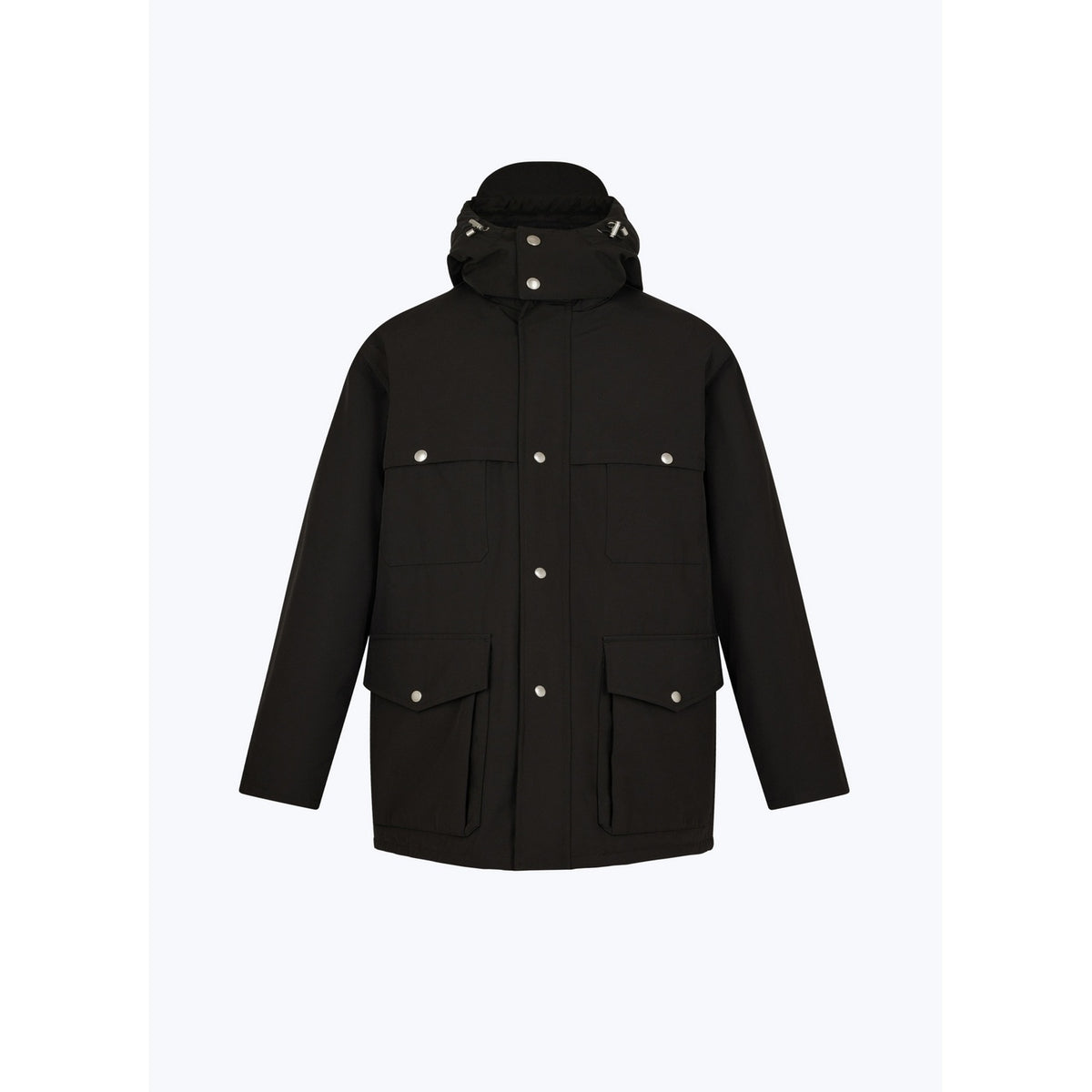 Gesteppter Parka Mit Vielen Taschen - Schwarz