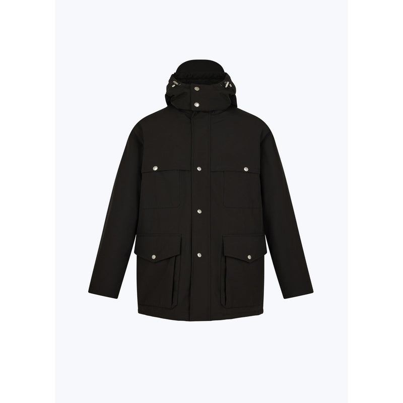 Parka Multi-Poches Matelassée - Noir