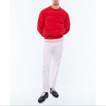 Gestepptes Sweatshirt aus wasserabweisendem Canvas - Rot