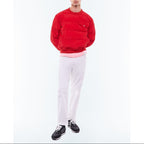 Gestepptes Sweatshirt aus wasserabweisendem Canvas - Rot