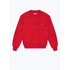 Gestepptes Sweatshirt aus wasserabweisendem Canvas - Rot