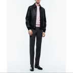 Certified Lambskin Leather Jacket - Black