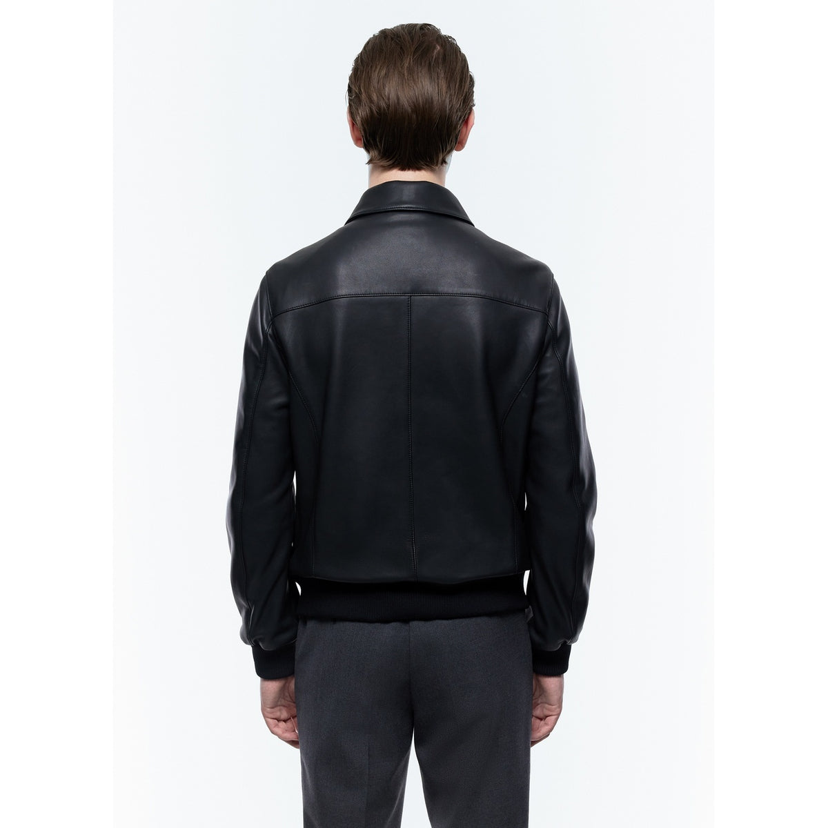 Certified Lambskin Leather Jacket - Black