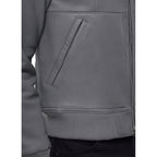 Certified Lambskin Leather Jacket - Gray
