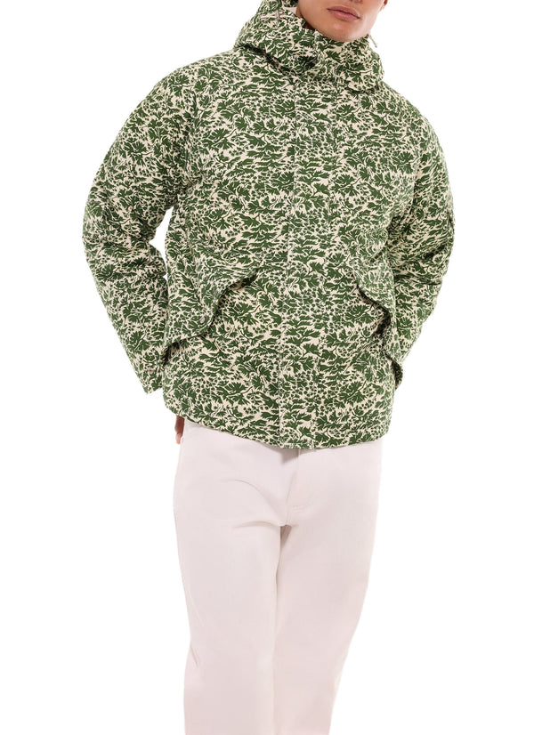 Parka mit Camouflage-Print – Olivgrün