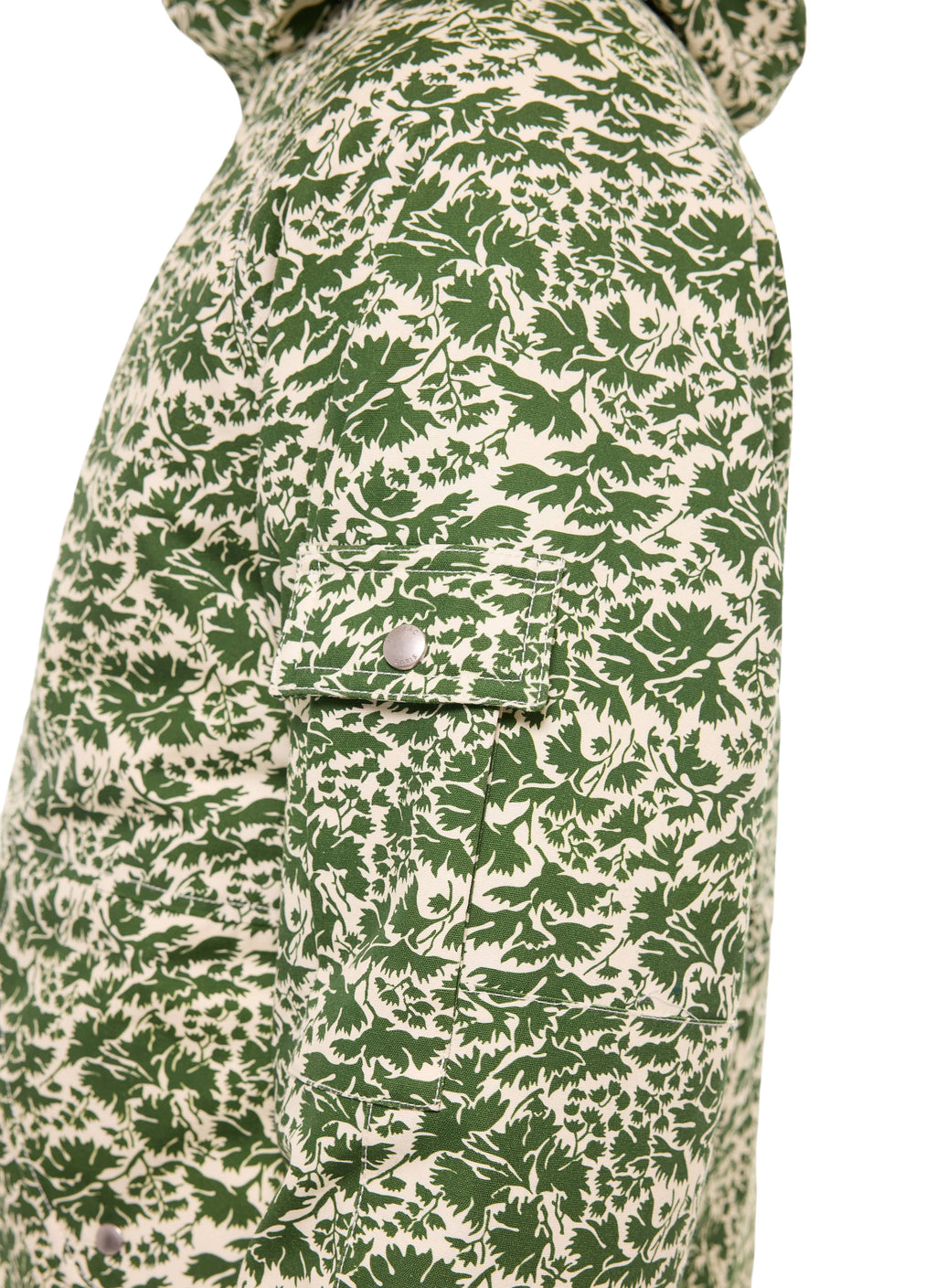 Parka con stampa mimetica - Oliva