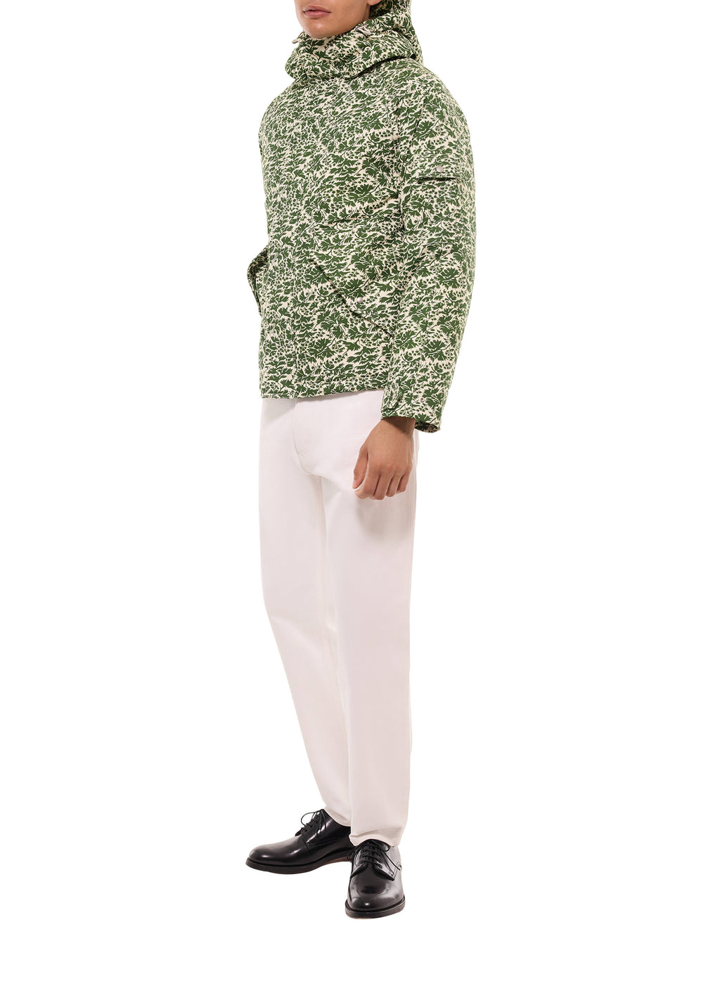 Parka con stampa mimetica - Oliva