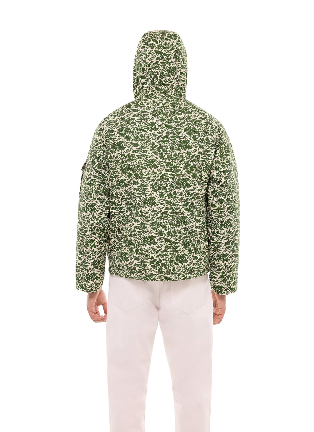 Parka con stampa mimetica - Oliva