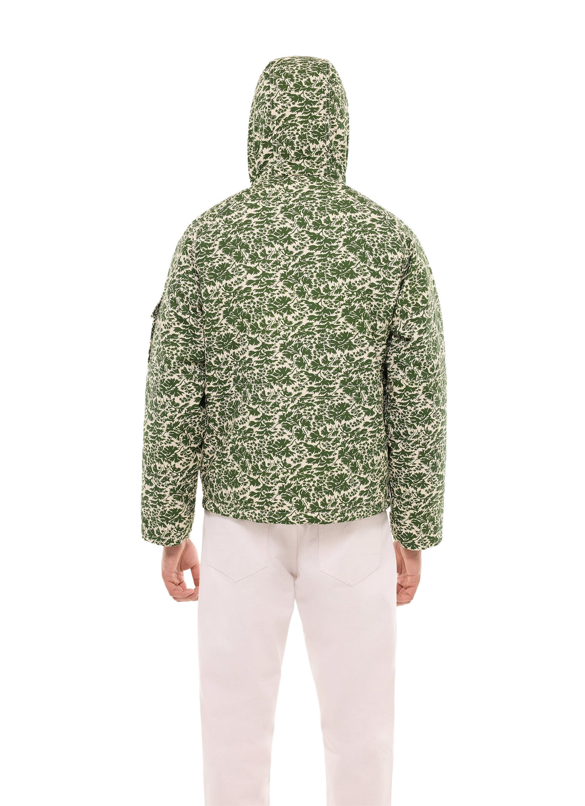 Parka con stampa mimetica - Oliva
