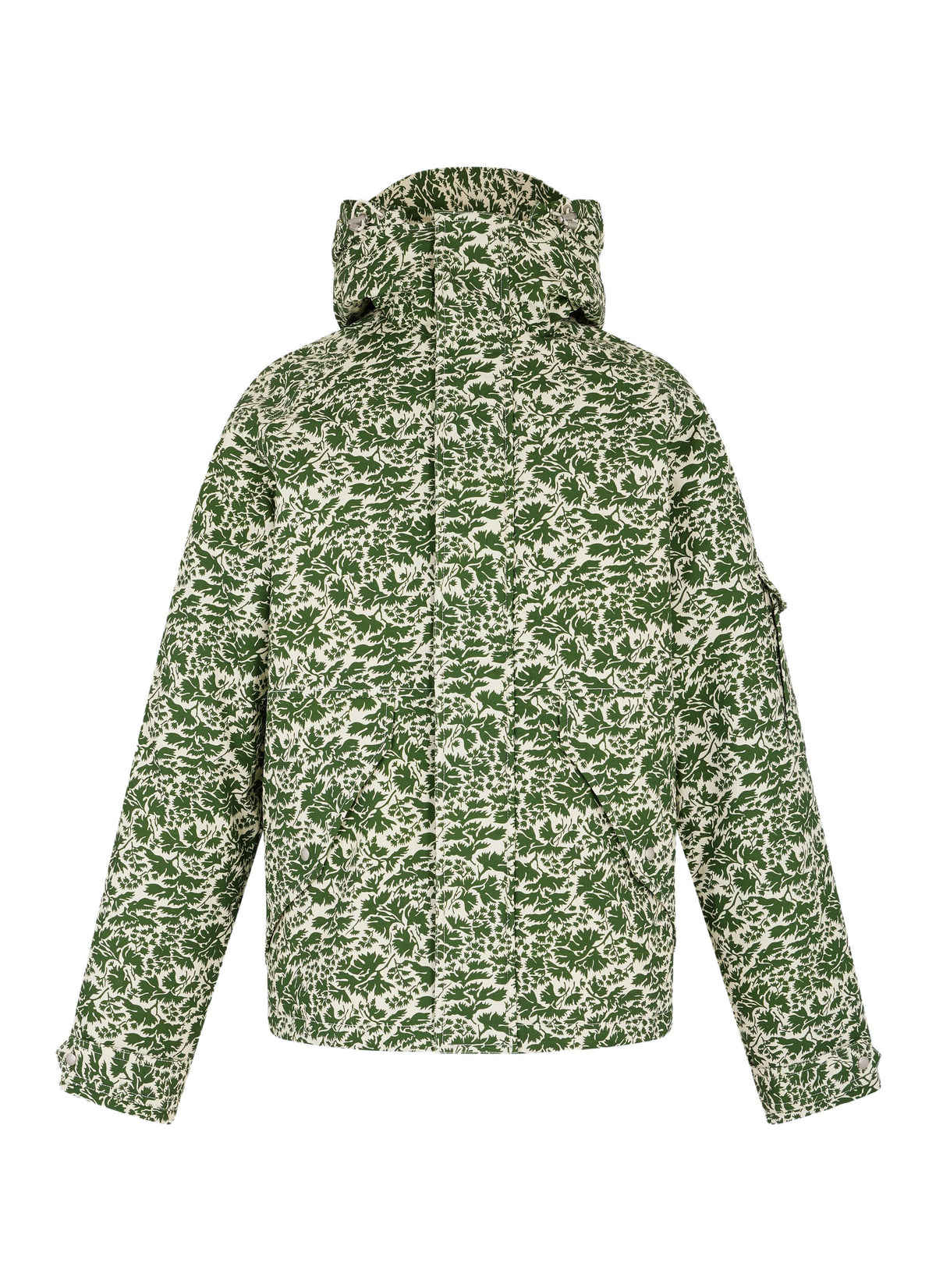 Parka con stampa mimetica - Oliva