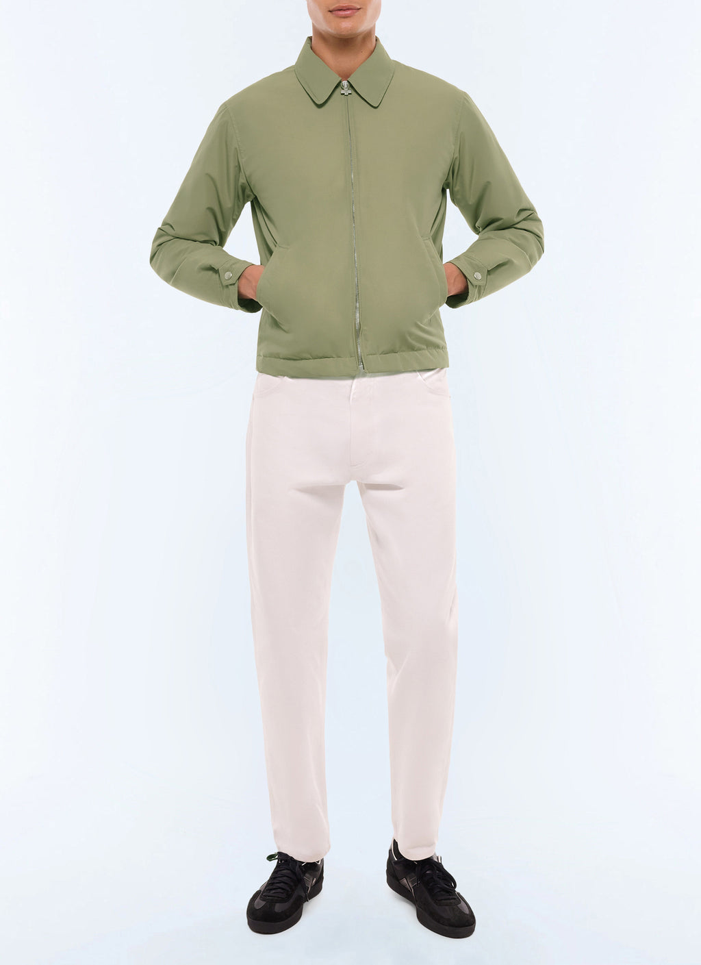 Blouson Matelassé Zippé - Kaki