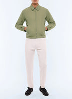 Blouson Matelassé Zippé - Kaki