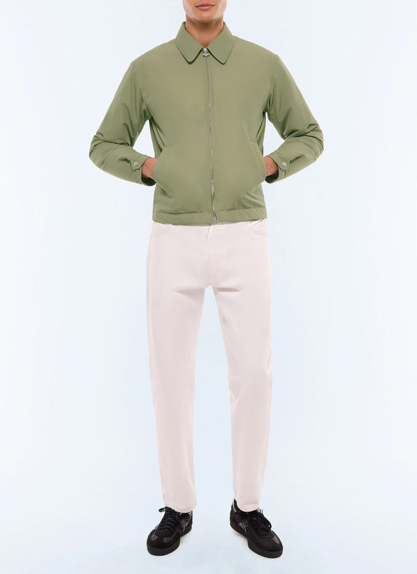 Quilted Zip Jacket - Khaki