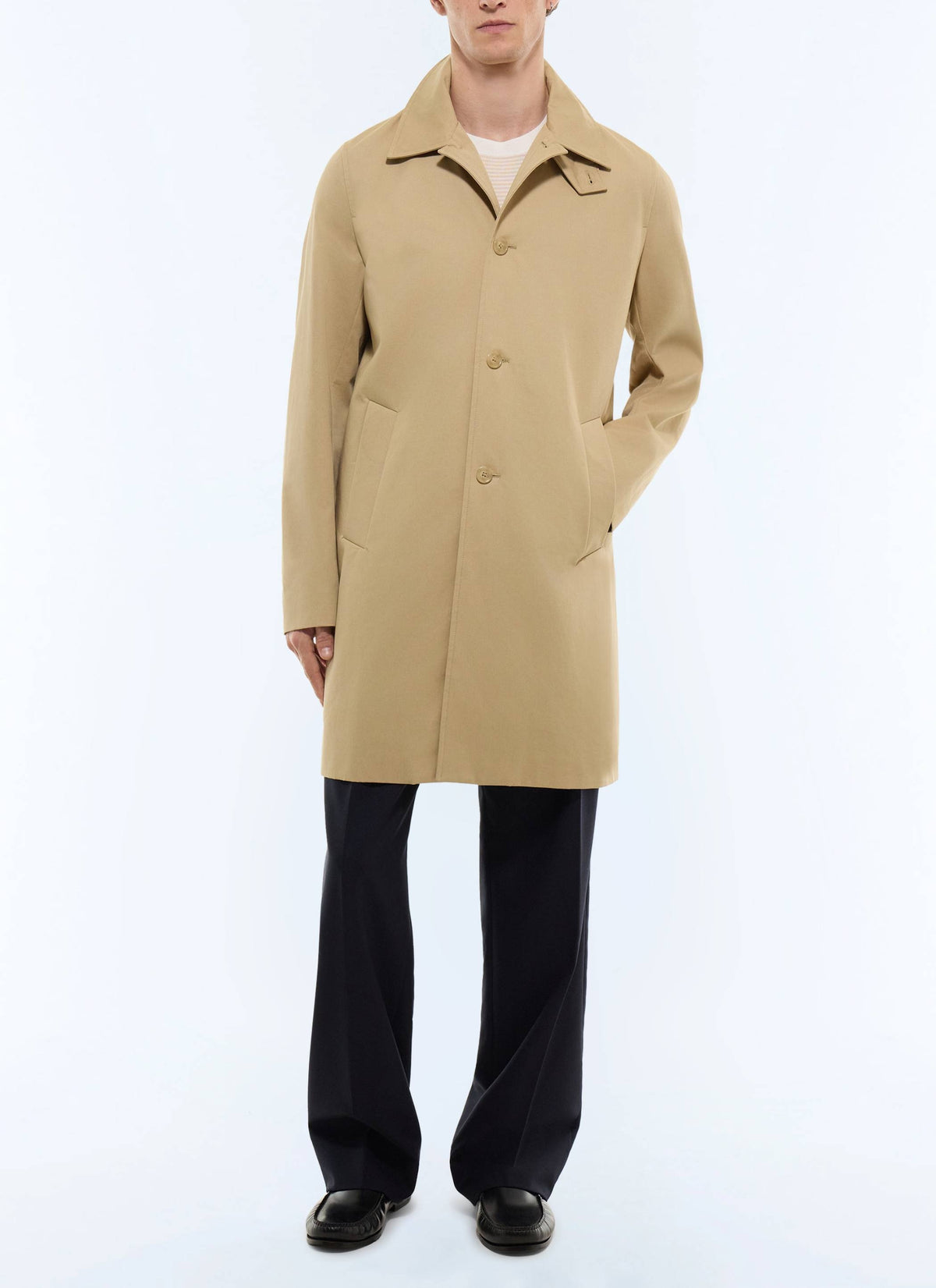 Imperméable En Coton - Beige