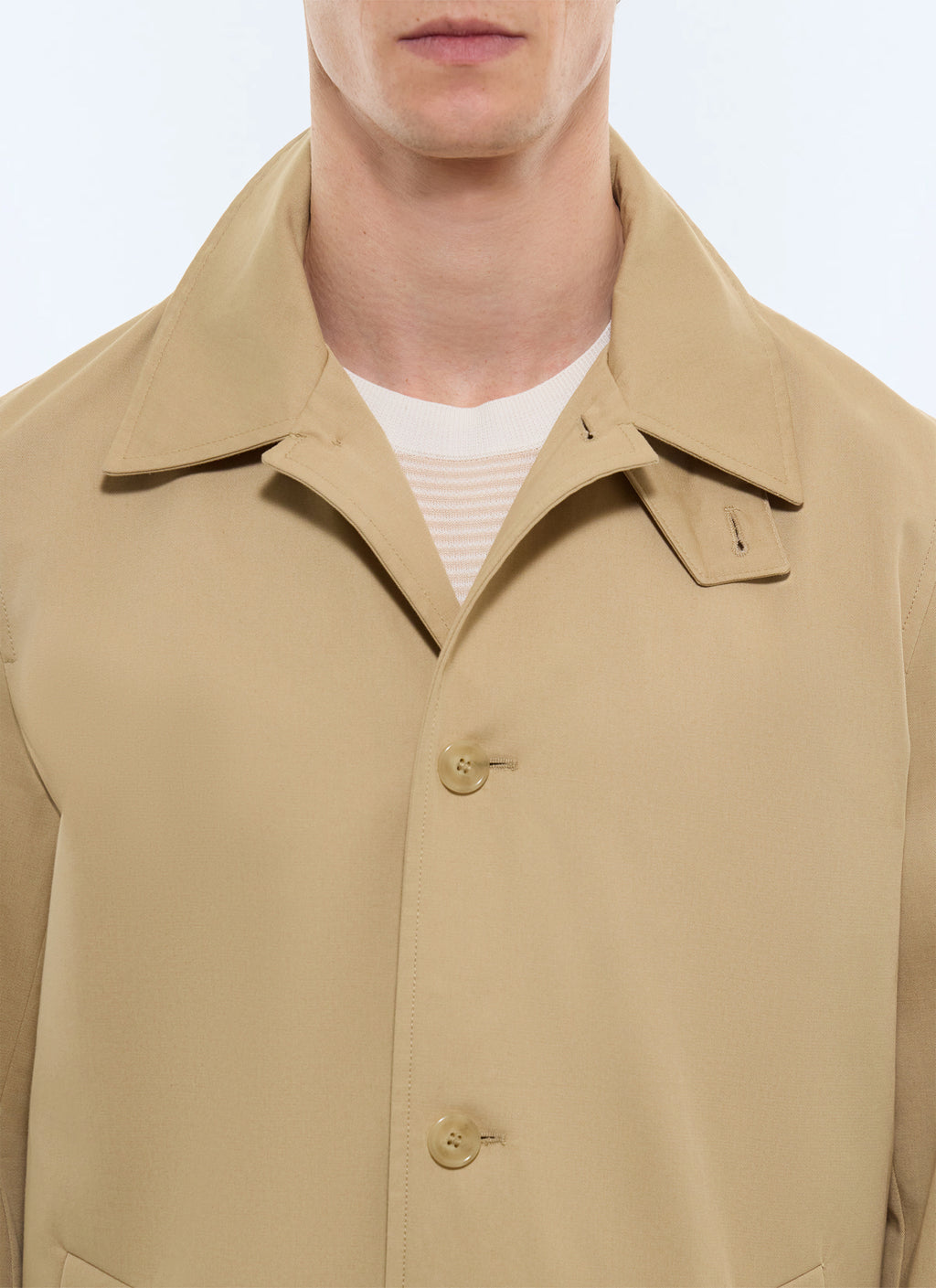 Imperméable En Coton - Beige